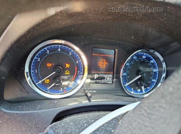 2T1BURHE0HC830836 2017 TOYOTA COROLLA Gray ხელსაწყოთა პანელის ხედი