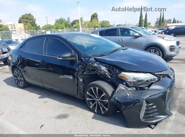 2T1BURHE0HC859205 2017 TOYOTA COROLLA Black Սալոնի հետևի տեսք
