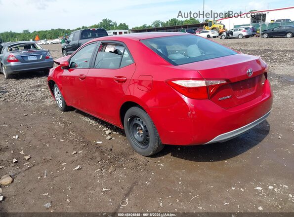 2T1BURHE0HC860452 2017 TOYOTA COROLLA Red Rear left