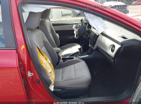 2T1BURHE0HC860452 2017 TOYOTA COROLLA Red Front interior view