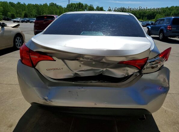 2T1BURHE0HC875095 2017 TOYOTA COROLLA Silver Вид ззаду