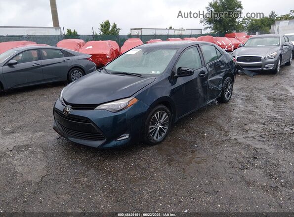 2T1BURHE0HC878658 2017 TOYOTA COROLLA Dark Blue Передня ліва чверть