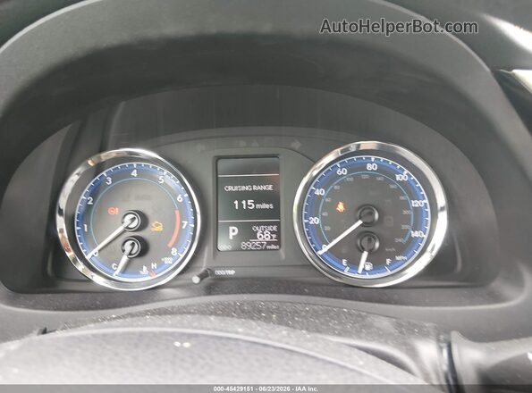 2T1BURHE0HC878658 2017 TOYOTA COROLLA Dark Blue Вид задніх сидінь