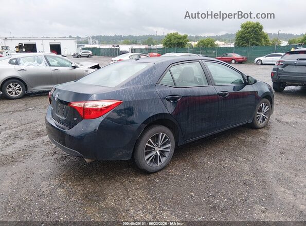 2T1BURHE0HC878658 2017 TOYOTA COROLLA Dark Blue Задня права чверть