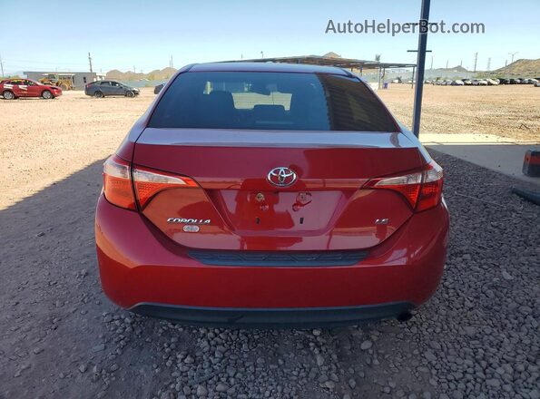 2T1BURHE0JC000735 2018 TOYOTA COROLLA Red 