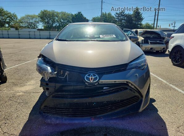 2T1BURHE0JC007071 2018 TOYOTA COROLLA Gray 
