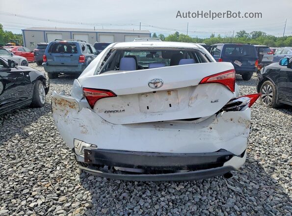 2T1BURHE0JC017177 2018 TOYOTA COROLLA White Հետևի տեսք