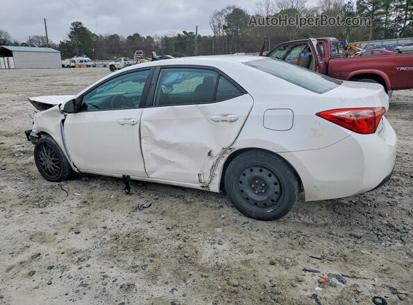 2T1BURHE0JC064984 2018 TOYOTA COROLLA Белый Задняя левая четверть