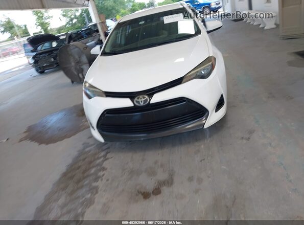 2T1BURHE0JC086371 2018 TOYOTA COROLLA White ხელსაწყოთა პანელის ხედი