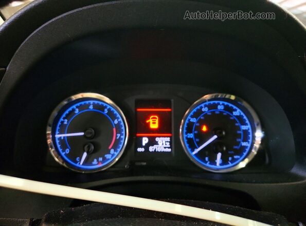 2T1BURHE0JC094969 2018 TOYOTA COROLLA White Սարքավորումների վահանակի տեսք