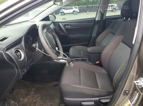 2T1BURHE0JC112919 2018 TOYOTA COROLLA Gray Вид салону спереду