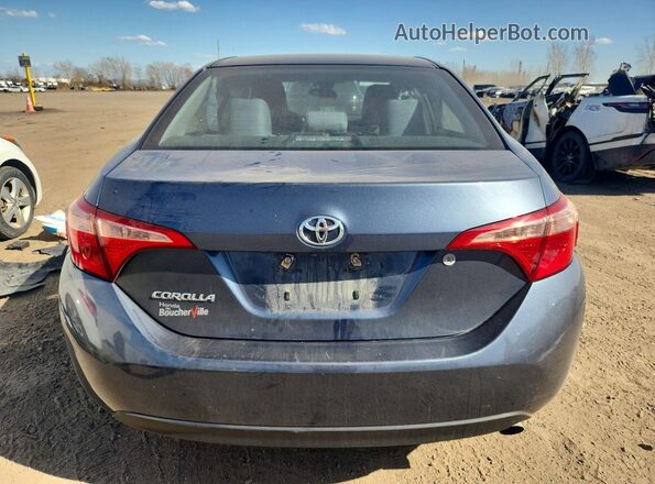2T1BURHE0JC119076 2018 TOYOTA COROLLA Gray Rear view