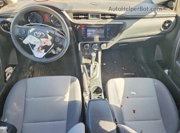2T1BURHE0JC119076 2018 TOYOTA COROLLA Gray Dashboard view