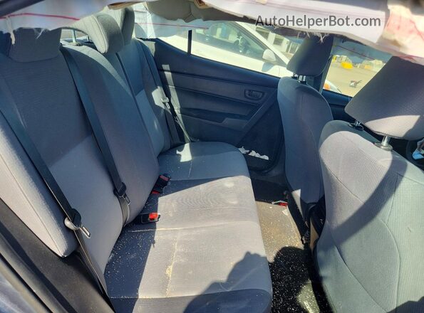 2T1BURHE0JC119076 2018 TOYOTA COROLLA Gray Rear seats view