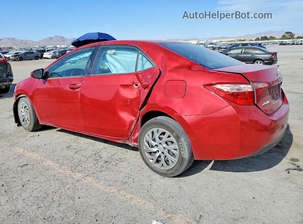 2T1BURHE0JC122494 2018 TOYOTA COROLLA Red 