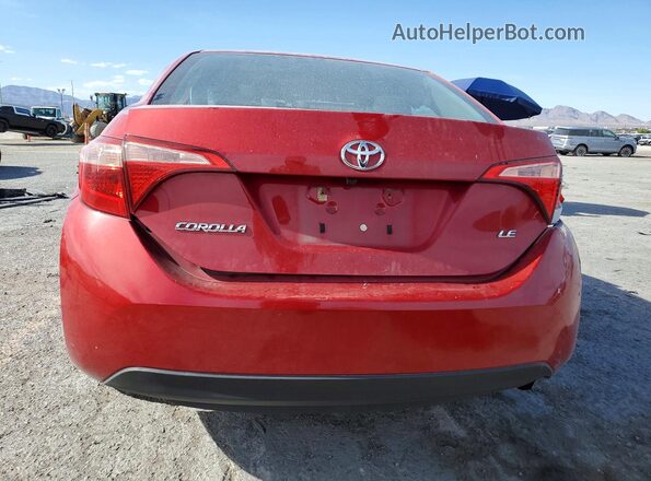 2T1BURHE0JC122494 2018 TOYOTA COROLLA Red 