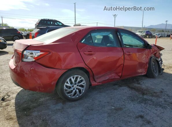 2T1BURHE0JC122494 2018 TOYOTA COROLLA Red 