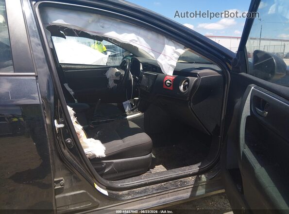 2T1BURHE0JC985067 2018 TOYOTA COROLLA Black Вид салону спереду