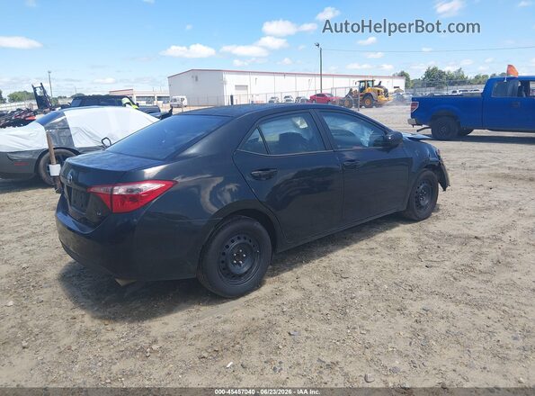 2T1BURHE0JC985067 2018 TOYOTA COROLLA Black Задня права чверть