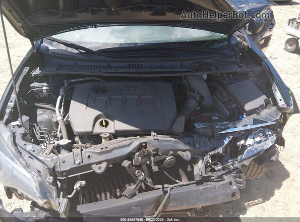 2T1BURHE0JC985067 2018 TOYOTA COROLLA Black Вид ззаду