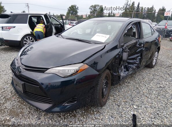 2T1BURHE0KC140219 2019 TOYOTA COROLLA Dark Blue Przód lewy