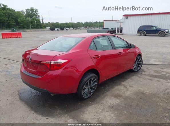 2T1BURHE0KC155724 2019 TOYOTA COROLLA Red უკანა მარჯვენა