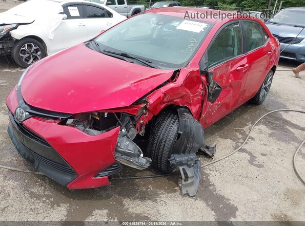 2T1BURHE0KC155724 2019 TOYOTA COROLLA Red წინა ხედი