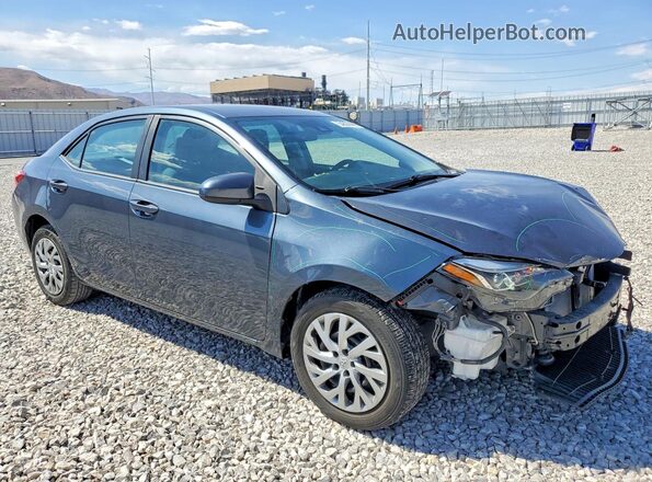 2T1BURHE0KC167887 2019 TOYOTA COROLLA Teal Передня права чверть