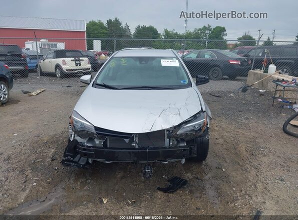 2T1BURHE0KC181157 2019 TOYOTA COROLLA Silver უკანა სალონის ხედი