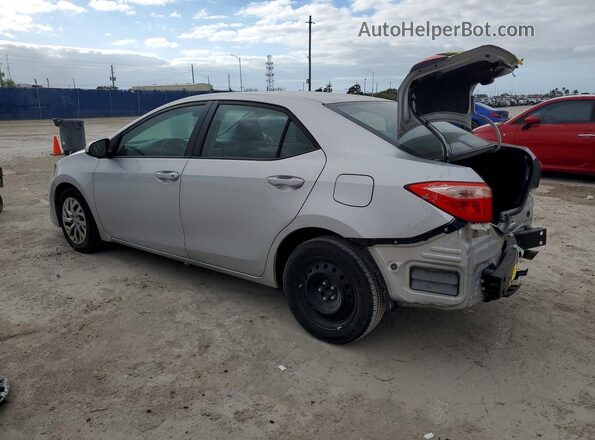 2T1BURHE0KC222953 2019 TOYOTA COROLLA Silver Задня ліва чверть