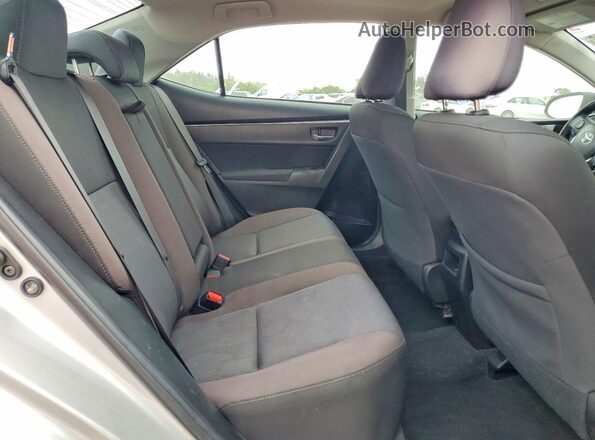 2T1BURHE0KC222953 2019 TOYOTA COROLLA Silver Вид задніх сидінь