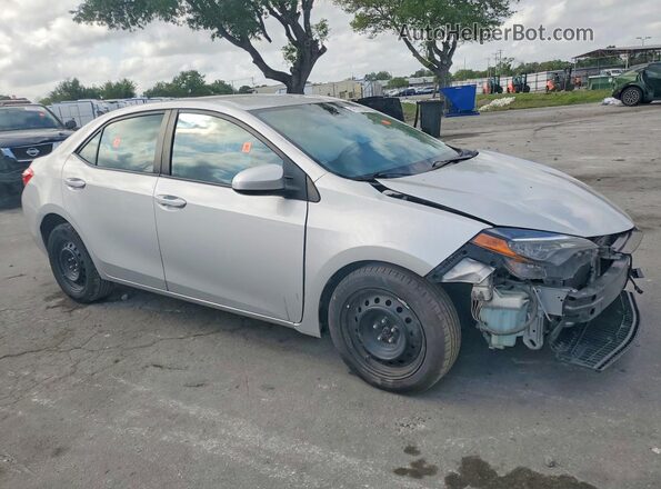 2T1BURHE0KC233516 2019 TOYOTA COROLLA Silver Առջևի աջ