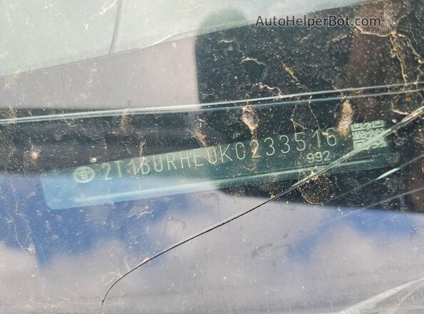2T1BURHE0KC233516 2019 TOYOTA COROLLA Silver Շարժիչի բաժամունքի տեսք