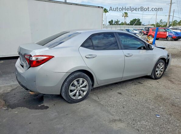 2T1BURHE1GC490675 2016 TOYOTA COROLLA Silver 