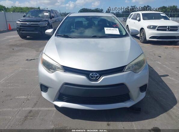 2T1BURHE1GC507314 2016 TOYOTA COROLLA Silver Widok zestawu wskaźników
