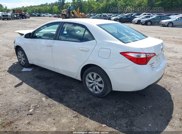 2T1BURHE1GC523917 2016 TOYOTA COROLLA White უკანა მარცხენა