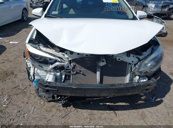 2T1BURHE1GC523917 2016 TOYOTA COROLLA White წინა ხედი