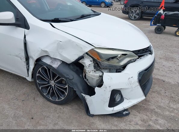 2T1BURHE1GC568307 2016 TOYOTA COROLLA White Front view