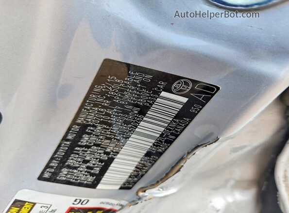2T1BURHE1GC570266 2016 TOYOTA COROLLA Silver 
