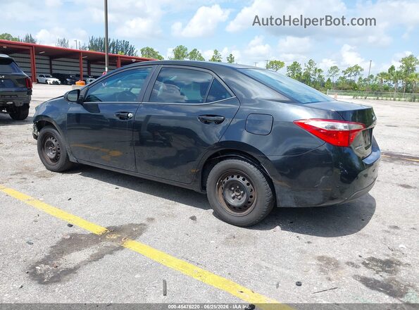 2T1BURHE1GC585205 2016 TOYOTA COROLLA Black Tył lewy
