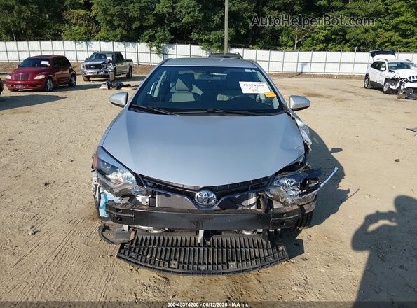 2T1BURHE1GC617022 2016 TOYOTA COROLLA Silver Вид спереду