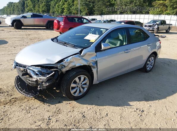 2T1BURHE1GC617022 2016 TOYOTA COROLLA Silver Передня ліва чверть