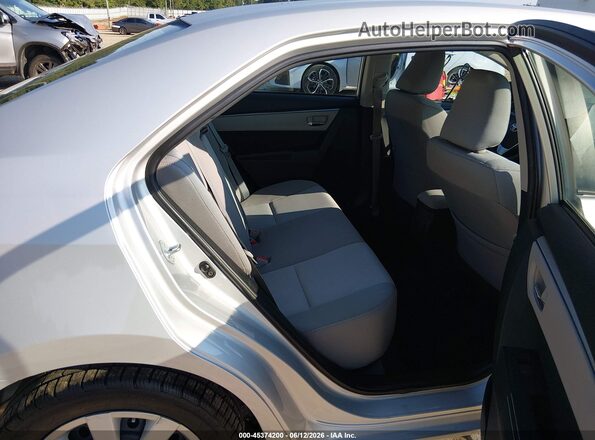 2T1BURHE1GC617022 2016 TOYOTA COROLLA Silver Вид наклейки з VIN-кодом