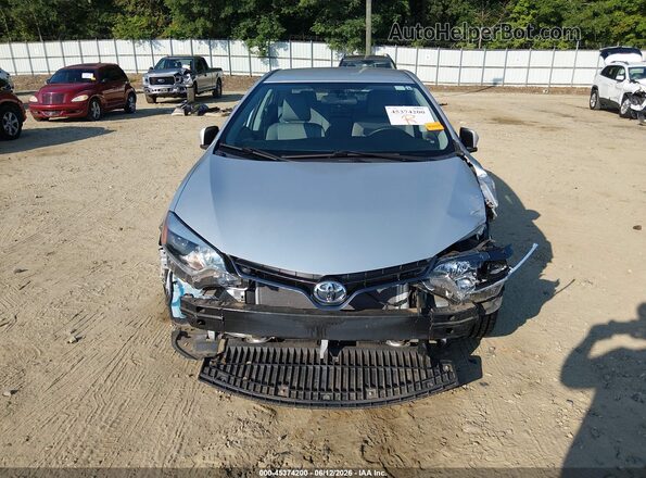 2T1BURHE1GC617022 2016 TOYOTA COROLLA Silver Вид задньої частини салону