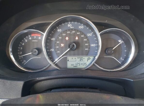 2T1BURHE1GC618820 2016 TOYOTA COROLLA Gray უკანა სავარძლების ხედი