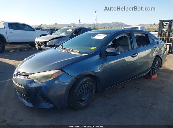 2T1BURHE1GC618820 2016 TOYOTA COROLLA Gray წინა მარცხენა ხედი სამი მეოთხედიდან