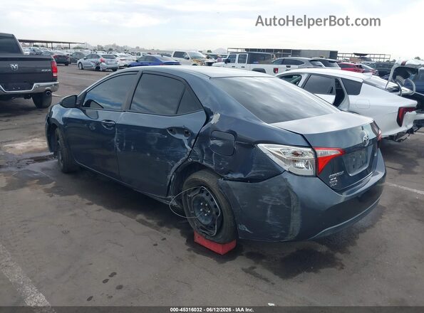 2T1BURHE1GC618820 2016 TOYOTA COROLLA Gray უკანა მარცხენა