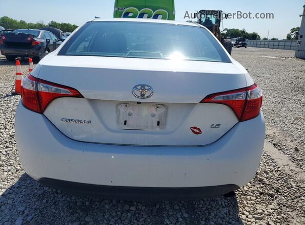 2T1BURHE1GC621264 2016 TOYOTA COROLLA White Հետևի տեսք