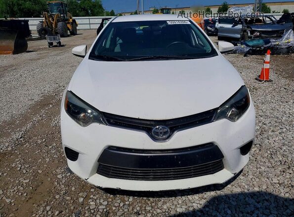 2T1BURHE1GC621264 2016 TOYOTA COROLLA White Դիմացի տեսք