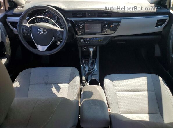 2T1BURHE1GC621264 2016 TOYOTA COROLLA White Առջևի վահանակի տեսք